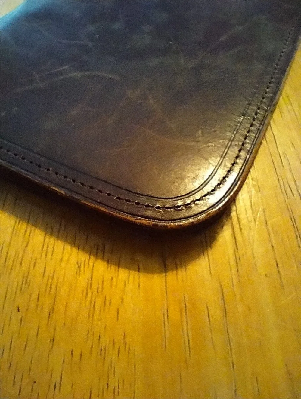 💼 Antique Leather Pocketbook/Billfold